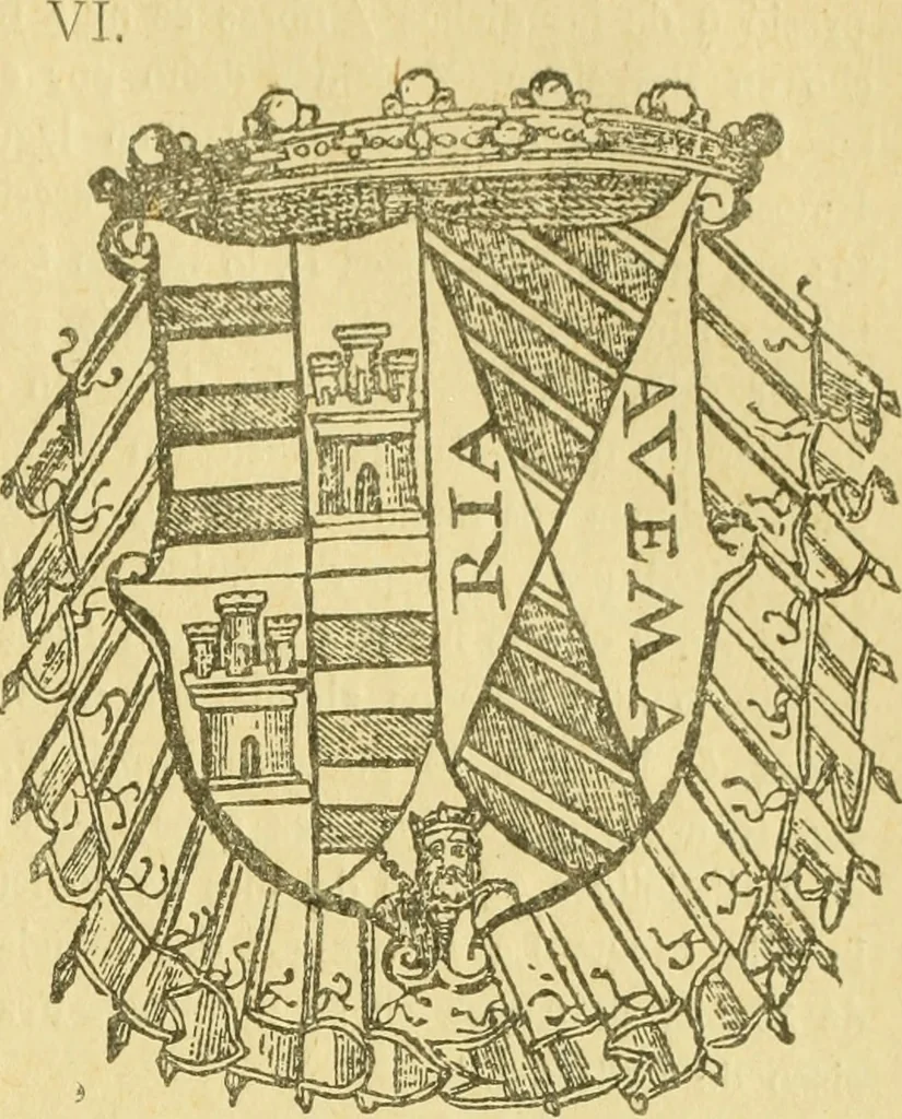 An illustration from Bibliografía de la lengua valenciana : o sea catálogo razonado por orden alfabético de autores de los libros, folletos, obras dramáticas, periódicos, coloquios, coplas, chistes, discursos, romances, alocuciones, cantares, gozes, etc., que escritos en lengua valenciana y bilingüe, han visto la luz pública desde el establecimiento de la imprenta en España hasta nuestros días, 1915, leaf 383