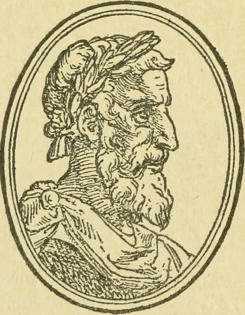 An illustration from Bibliografía de la lengua valenciana : o sea catálogo razonado por orden alfabético de autores de los libros, folletos, obras dramáticas, periódicos, coloquios, coplas, chistes, discursos, romances, alocuciones, cantares, gozes, etc., que escritos en lengua valenciana y bilingüe, han visto la luz pública desde el establecimiento de la imprenta en España hasta nuestros días, 1915, leaf 392