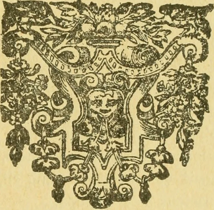 An illustration from Bibliografía de la lengua valenciana : o sea catálogo razonado por orden alfabético de autores de los libros, folletos, obras dramáticas, periódicos, coloquios, coplas, chistes, discursos, romances, alocuciones, cantares, gozes, etc., que escritos en lengua valenciana y bilingüe, han visto la luz pública desde el establecimiento de la imprenta en España hasta nuestros días, 1915, leaf 395