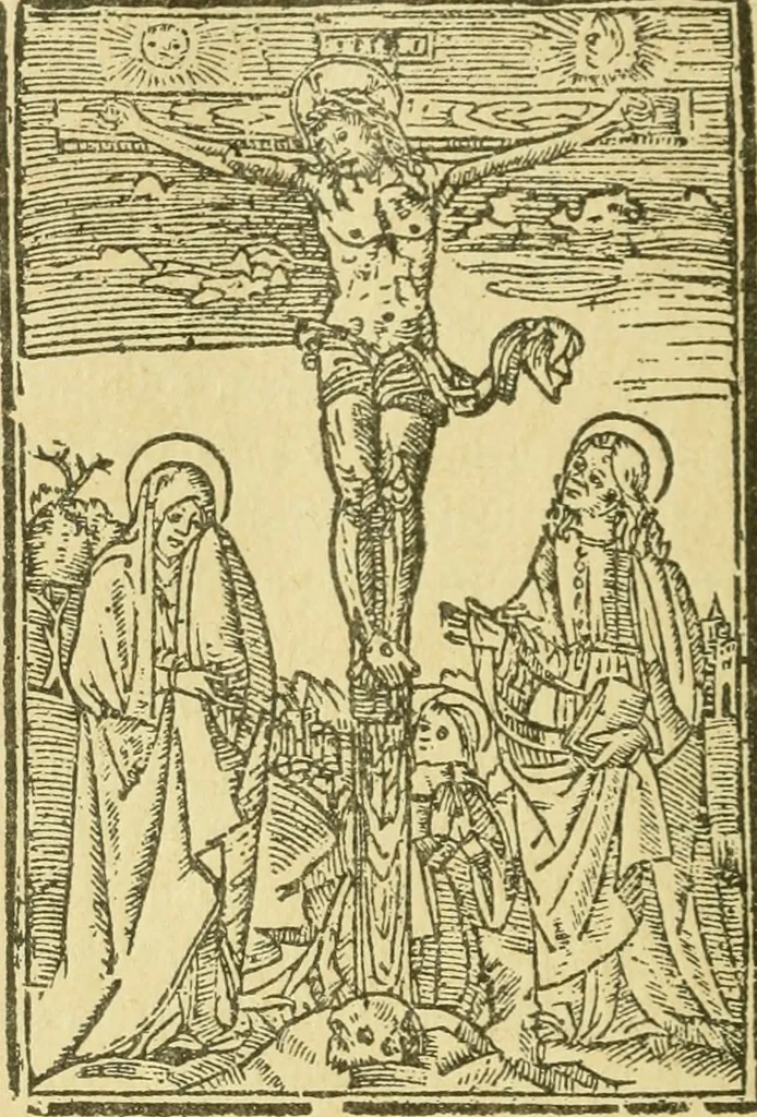 An illustration from Bibliografía de la lengua valenciana : o sea catálogo razonado por orden alfabético de autores de los libros, folletos, obras dramáticas, periódicos, coloquios, coplas, chistes, discursos, romances, alocuciones, cantares, gozes, etc., que escritos en lengua valenciana y bilingüe, han visto la luz pública desde el establecimiento de la imprenta en España hasta nuestros días, 1915, leaf 432