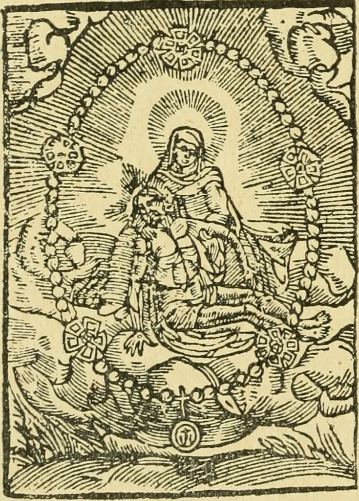 An illustration from Bibliografía de la lengua valenciana : o sea catálogo razonado por orden alfabético de autores de los libros, folletos, obras dramáticas, periódicos, coloquios, coplas, chistes, discursos, romances, alocuciones, cantares, gozes, etc., que escritos en lengua valenciana y bilingüe, han visto la luz pública desde el establecimiento de la imprenta en España hasta nuestros días, 1915, leaf 548