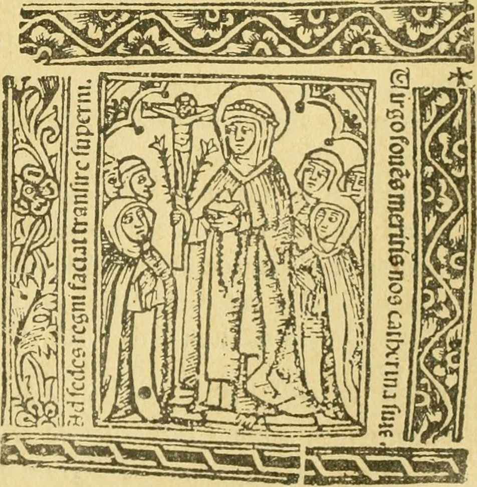 An illustration from Bibliografía de la lengua valenciana : o sea catálogo razonado por orden alfabético de autores de los libros, folletos, obras dramáticas, periódicos, coloquios, coplas, chistes, discursos, romances, alocuciones, cantares, gozes, etc., que escritos en lengua valenciana y bilingüe, han visto la luz pública desde el establecimiento de la imprenta en España hasta nuestros días, 1915, leaf 601