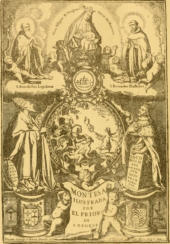 An illustration from Bibliografía de la lengua valenciana : o sea catálogo razonado por orden alfabético de autores de los libros, folletos, obras dramáticas, periódicos, coloquios, coplas, chistes, discursos, romances, alocuciones, cantares, gozes, etc., que escritos en lengua valenciana y bilingüe, han visto la luz pública desde el establecimiento de la imprenta en España hasta nuestros días, 1915, leaf 249