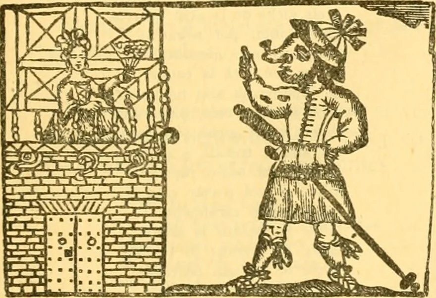 An illustration from Bibliografía de la lengua valenciana : o sea catálogo razonado por orden alfabético de autores de los libros, folletos, obras dramáticas, periódicos, coloquios, coplas, chistes, discursos, romances, alocuciones, cantares, gozes, etc., que escritos en lengua valenciana y bilingüe, han visto la luz pública desde el establecimiento de la imprenta en España hasta nuestros días, 1915, leaf 474
