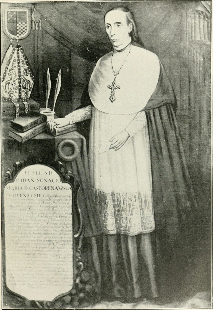 An illustration from Bibliografía mexicana del siglo XVIII, 1902, leaf 8