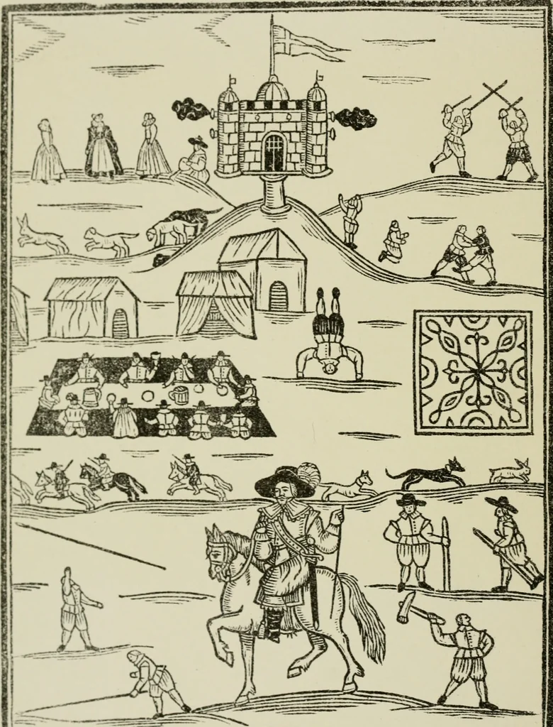 An illustration from The bibliographer's manual of Gloucestershire literature ; being a classified catalogue of books, pamphlets, broadsides, and other printed matter relating to the county of Gloucester or to the city of Bristol, with descriptive and explanatory notes, 1895, leaf 9