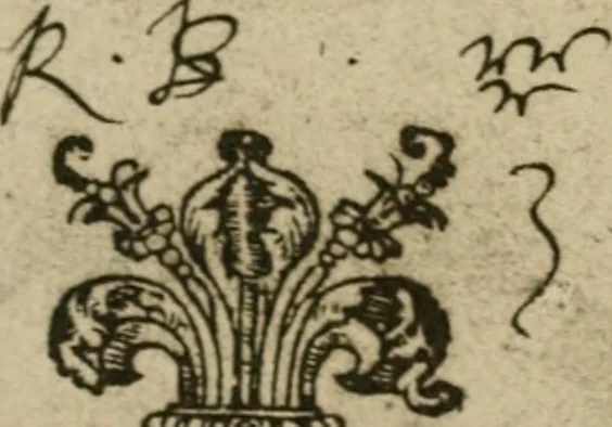 An illustration from The bibliographer's manual of Gloucestershire literature ; being a classified catalogue of books, pamphlets, broadsides, and other printed matter relating to the county of Gloucester or to the city of Bristol, with descriptive and explanatory notes, 1895, leaf 7