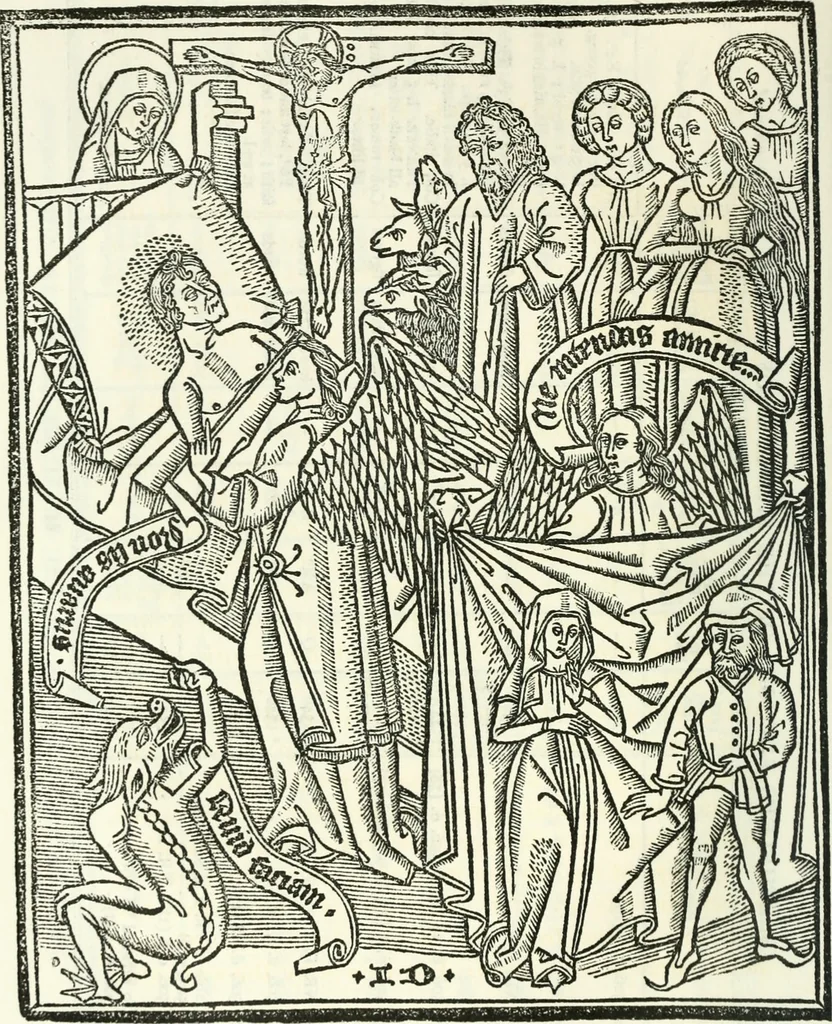 An illustration from Bibliographical essays, 1905, leaf 119