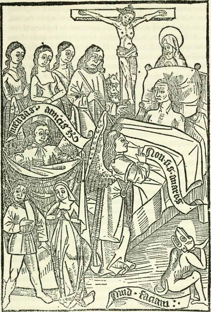 An illustration from Bibliographical essays, 1905, leaf 124
