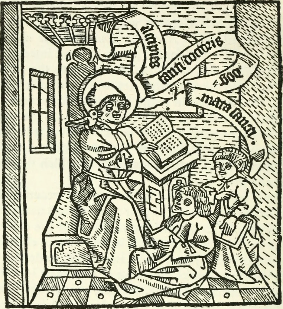 An illustration from Bibliographical essays, 1905, leaf 55