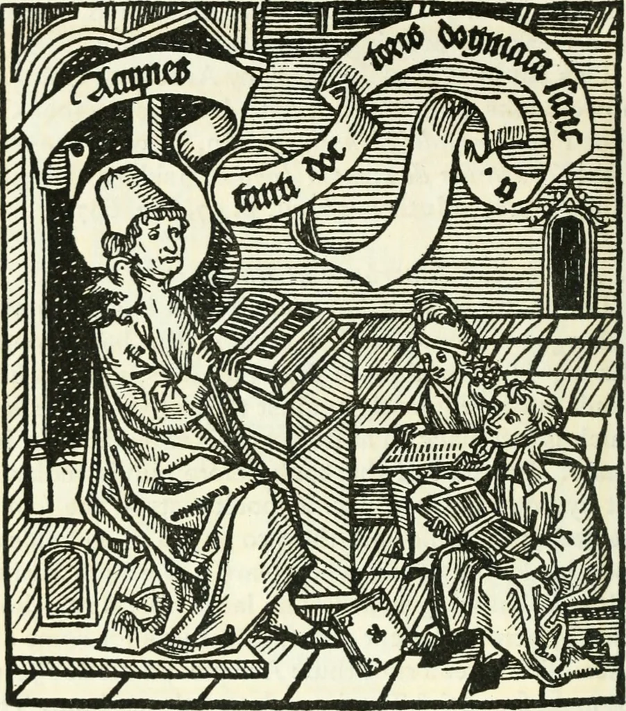 An illustration from Bibliographical essays, 1905, leaf 63