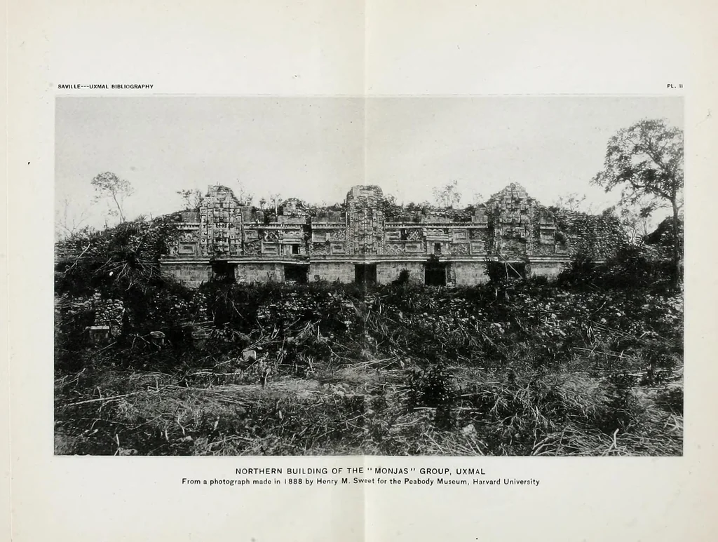 An illustration from Bibliographic notes on Uxmal, Yucatan, 1921, leaf 59