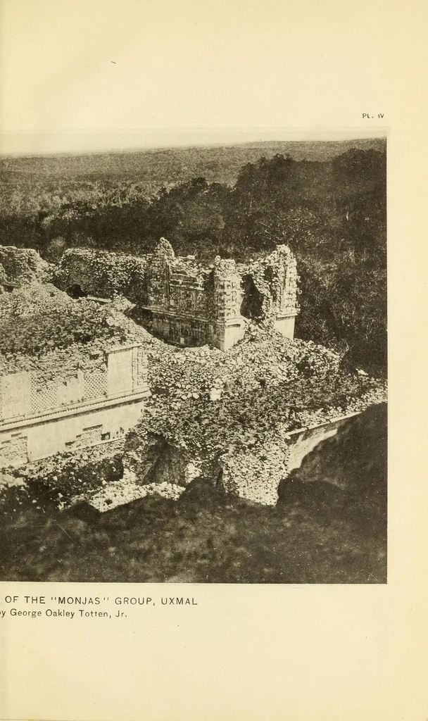 An illustration from Bibliographic notes on Uxmal, Yucatan, 1921, leaf 69