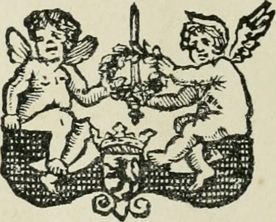 An illustration from Bibliographie gantoise. Recherches sur la vie et les travaux des imprimeurs de Gand (1483-1850), 1858, leaf 360