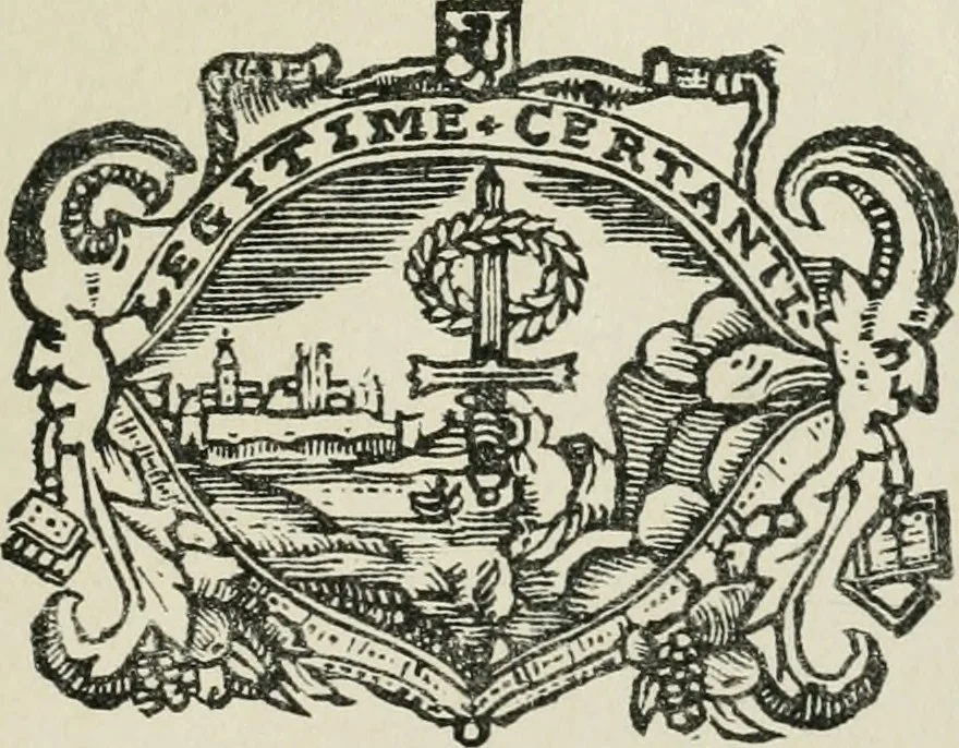 An illustration from Bibliographie gantoise. Recherches sur la vie et les travaux des imprimeurs de Gand (1483-1850), 1858, leaf 360