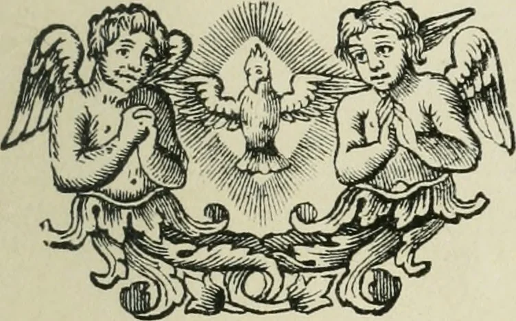 An illustration from Bibliographie gantoise. Recherches sur la vie et les travaux des imprimeurs de Gand (1483-1850), 1858, leaf 364