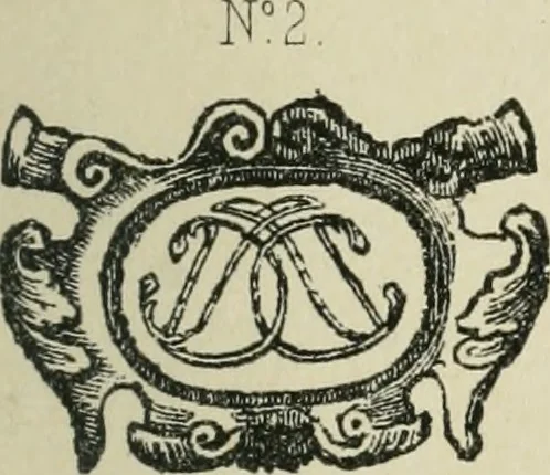 An illustration from Bibliographie gantoise. Recherches sur la vie et les travaux des imprimeurs de Gand (1483-1850), 1858, leaf 370