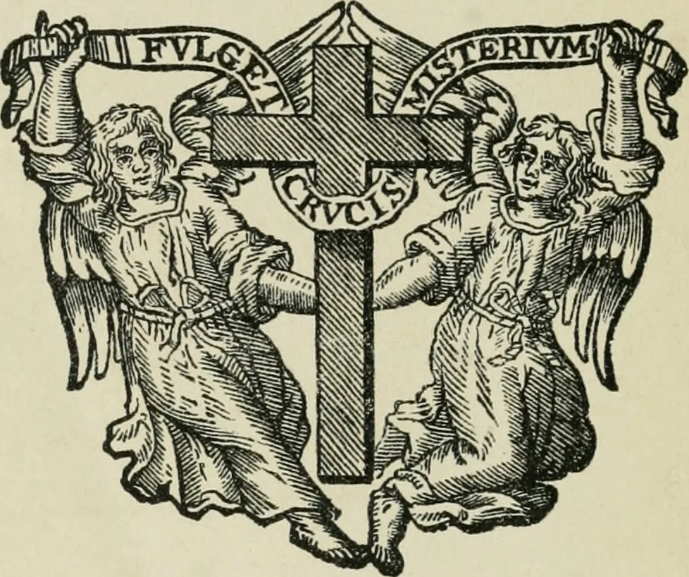 An illustration from Bibliographie gantoise. Recherches sur la vie et les travaux des imprimeurs de Gand (1483-1850), 1858, leaf 370