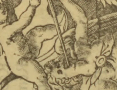 An illustration from Bibliorum sacrorum cum glossa ordinaria, 1603, leaf 6