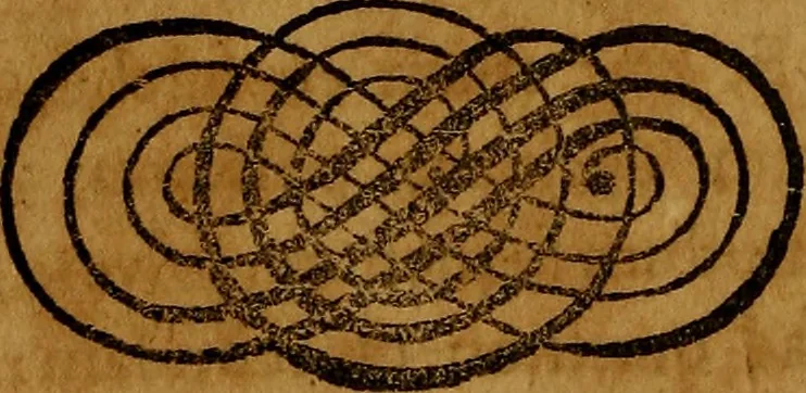 An illustration from Bibliotheca acroamatica, theologica, juridica, medica, philosophica, historica & philologica : comprehendens recensionem specialem omnium codicum msctorum ... Augustissimae Bibliothecae Caesareae Vindobonensis, olim a duumviris cl. Petro Lambecio et Daniele Nesselio congesta : nunc autem ... redacta ... à Jacobo Friderico Reimmanno ... nec non index triplex copiosissimus .., 1712, leaf 209