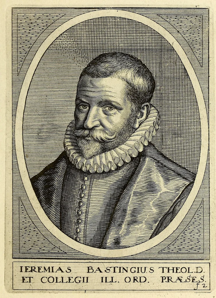 An illustration from Bibliotheca, chalcographica illustrium virtute atque eruditione in tota Europa, clarissimorum virorum theologorum, jurisconsultorum, medicorum, historicorum, geographorum, politicorum, philosophorum, poetarum, musicorum, aliorumque., 1650, leaf 535