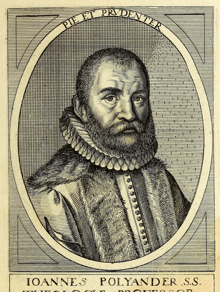 An illustration from Bibliotheca, chalcographica illustrium virtute atque eruditione in tota Europa, clarissimorum virorum theologorum, jurisconsultorum, medicorum, historicorum, geographorum, politicorum, philosophorum, poetarum, musicorum, aliorumque., 1650, leaf 549