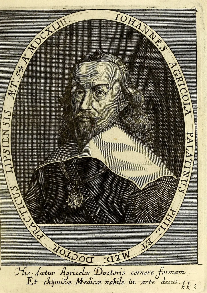 An illustration from Bibliotheca, chalcographica illustrium virtute atque eruditione in tota Europa, clarissimorum virorum theologorum, jurisconsultorum, medicorum, historicorum, geographorum, politicorum, philosophorum, poetarum, musicorum, aliorumque., 1650, leaf 681