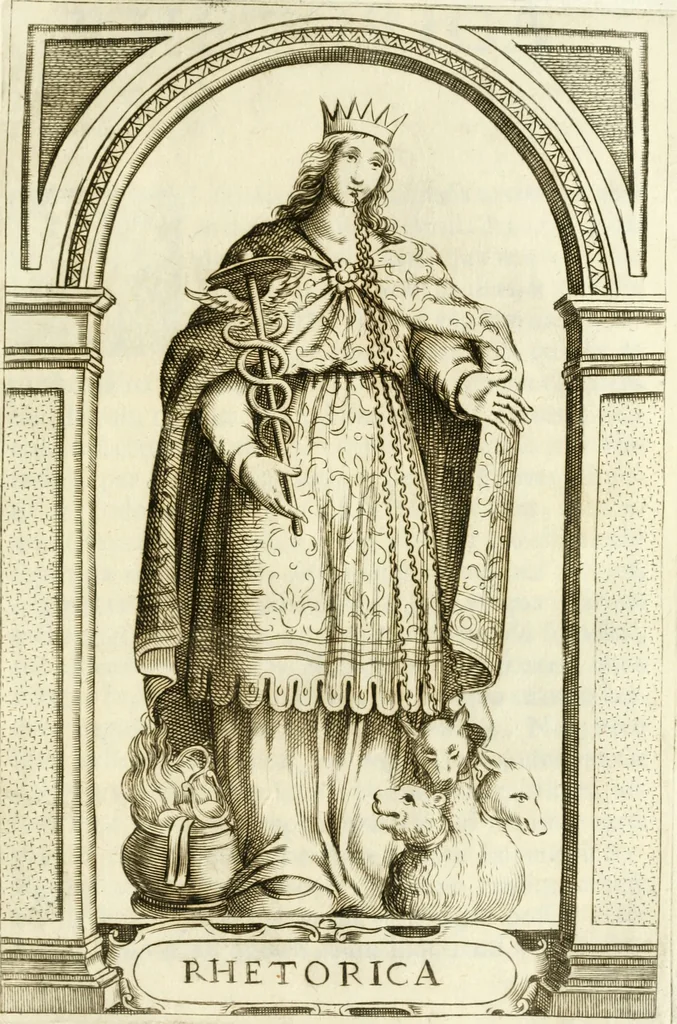 An illustration from Bibliothecae Alexandrinae icones symbolicae p. d. Christofori Giardae ... elogiis illustratae, 1626, leaf 120