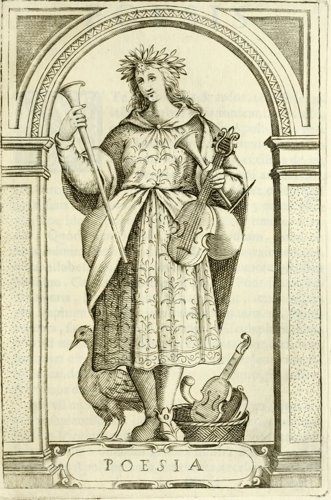 An illustration from Bibliothecae Alexandrinae icones symbolicae p. d. Christofori Giardae ... elogiis illustratae, 1626, leaf 138