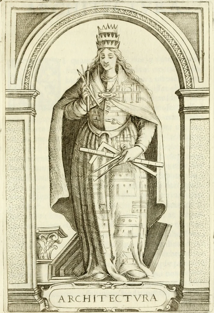 An illustration from Bibliothecae Alexandrinae icones symbolicae p. d. Christofori Giardae ... elogiis illustratae, 1626, leaf 180