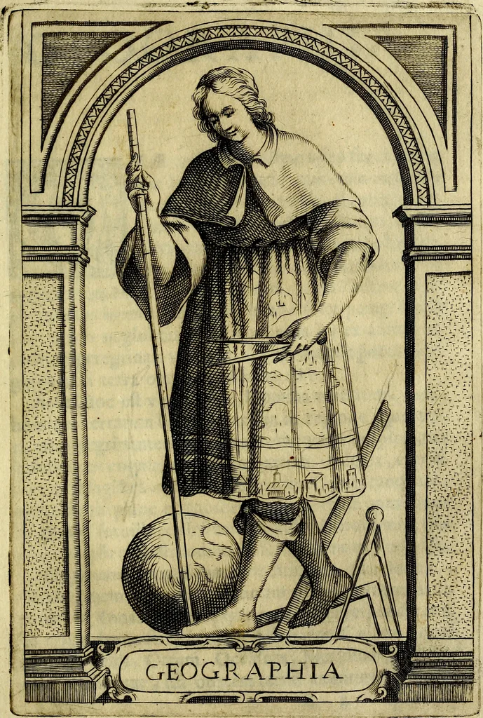 An illustration from Bibliothecae Alexandrinae icones symbolicae P.D. Christofori Giardae cler. reg. S. Pauli elogiis illustratae, 1628, leaf 156