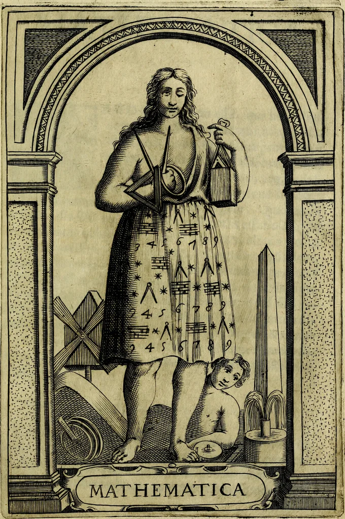 An illustration from Bibliothecae Alexandrinae icones symbolicae P.D. Christofori Giardae cler. reg. S. Pauli elogiis illustratae, 1628, leaf 164
