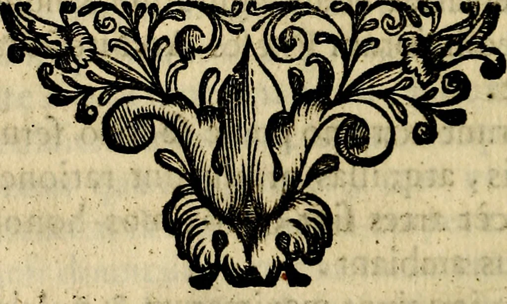An illustration from Bibliothecae Alexandrinae icones symbolicae P.D. Christofori Giardae cler. reg. S. Pauli elogiis illustratae, 1628, leaf 23