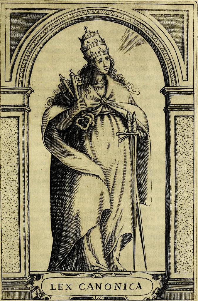 An illustration from Bibliothecae Alexandrinae icones symbolicae P.D. Christofori Giardae cler. reg. S. Pauli elogiis illustratae, 1628, leaf 54