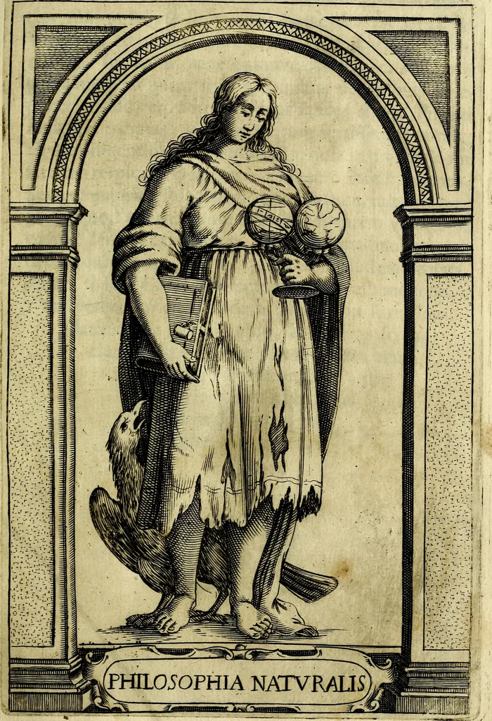 An illustration from Bibliothecae Alexandrinae icones symbolicae P.D. Christofori Giardae cler. reg. S. Pauli elogiis illustratae, 1628, leaf 74