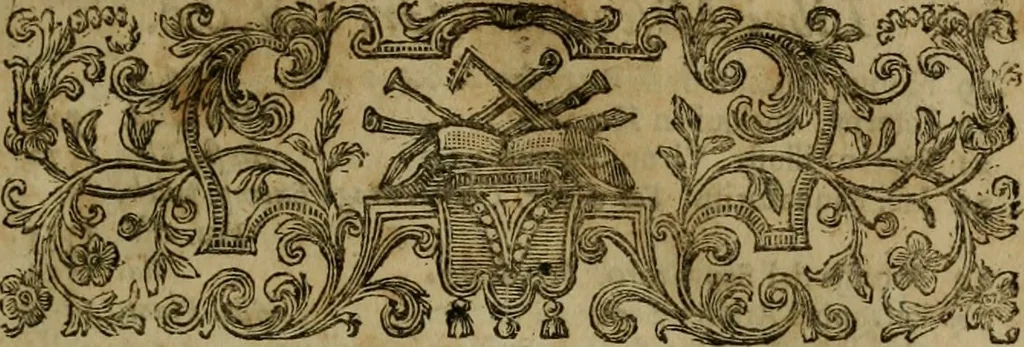 An illustration from Bibliothecae Bridgesianae catalogus, or, A catalogue of the entire library of John Bridges, late of Lincolns-Inn, Esq. : consisting of above 4000 books and manuscripts in all languages and faculties, particularly in classics and history, and especially the history and antiquities of Great-Britain and Ireland, which will begin to be sold by auction on Monday the seventh day of February 1725/6, at his chambers in Lincolns-Inn, no. 6, 1726, leaf 14