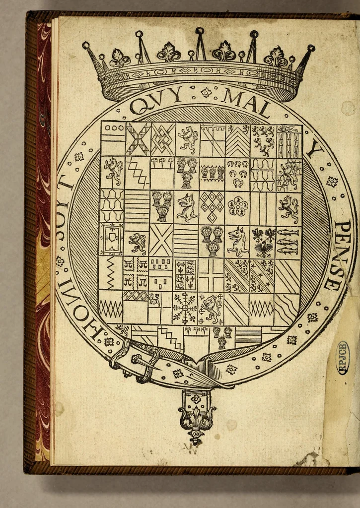 An illustration from Bibliotheca hispanica. : Containing a grammar, with a dictionarie in Spanish, English, and Latine, gathered out of diuers good authors: very profitable for the studious of the Spanish toong., 1591, leaf 10
