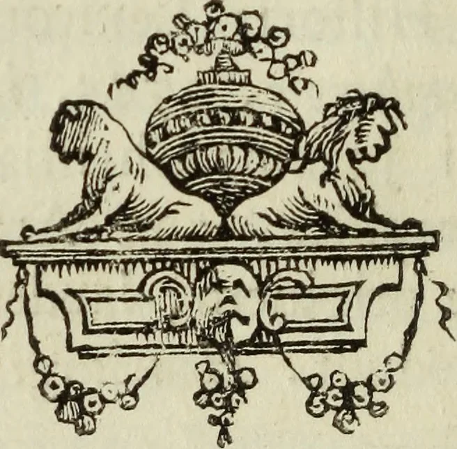 An illustration from Bibliotheca Maphaei Pinellii Veneti magno jam studio collecta, 1787, leaf 235