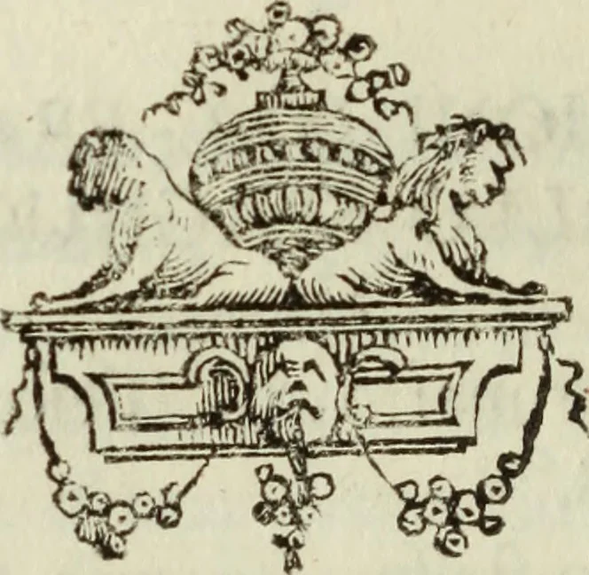 An illustration from Bibliotheca Maphaei Pinellii Veneti magno jam studio collecta, 1787, leaf 117