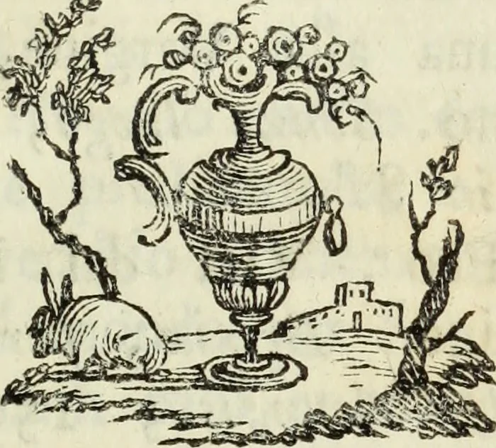 An illustration from Bibliotheca Maphaei Pinellii Veneti magno jam studio collecta, 1787, leaf 172