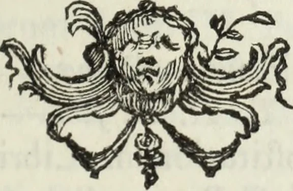 An illustration from Bibliotheca Maphaei Pinellii Veneti magno jam studio collecta, 1787, leaf 214