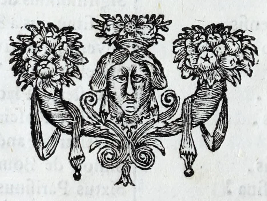 An illustration from Bibliotheca scriptorum Ordinis Minorum S. Francisci Capucinorum, 1691, leaf 28