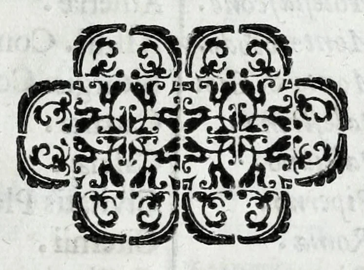 An illustration from Bibliotheca scriptorum Ordinis Minorum S. Francisci Capucinorum, 1691, leaf 409