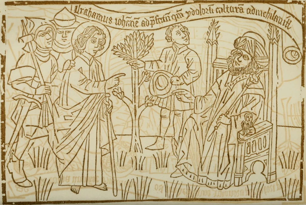 An illustration from Bibliotheca Spenceriana; or, A descriptive catalogue of the ... library of George John, earl Spencer, 1814, leaf 47