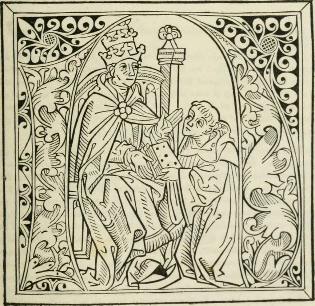 An illustration from Bibliotheca Spenceriana; or, A descriptive catalogue of the ... library of George John, earl Spencer, 1814, leaf 312