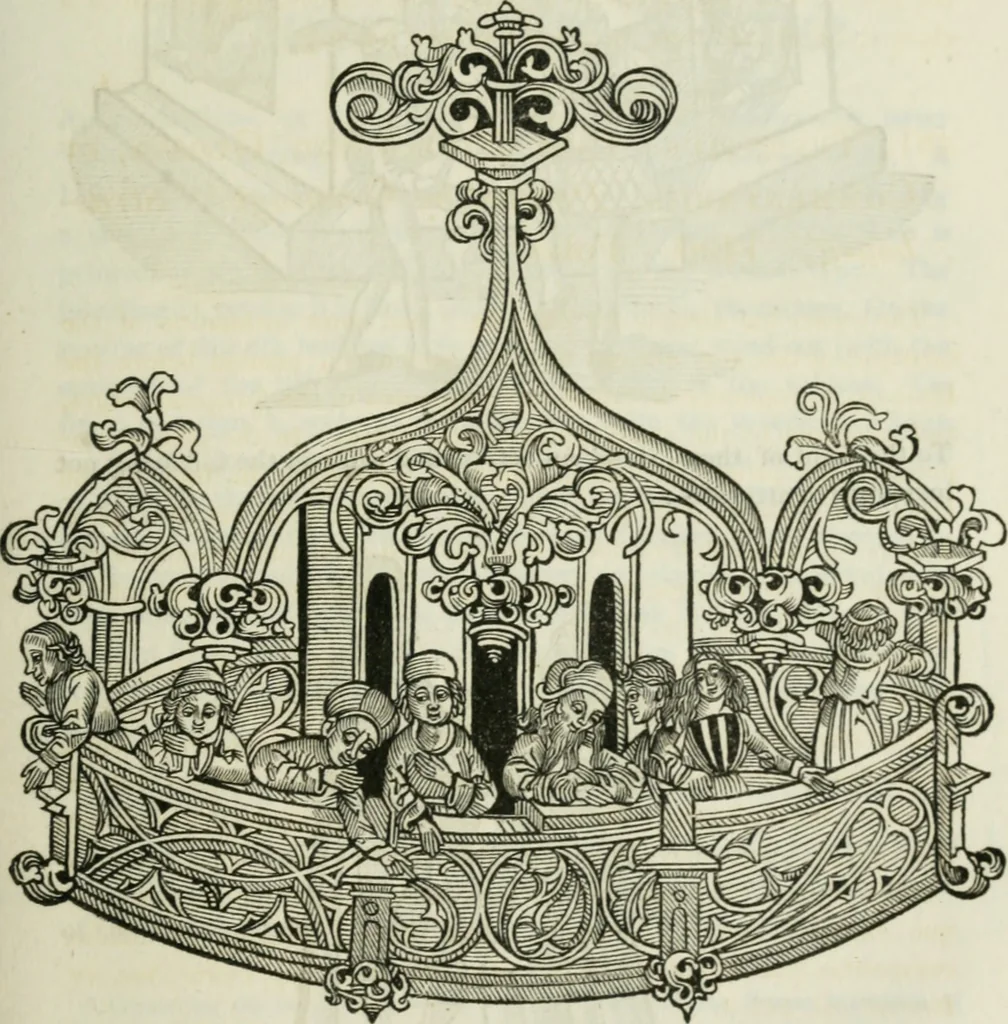 An illustration from Bibliotheca Spenceriana; or, A descriptive catalogue of the ... library of George John, earl Spencer, 1814, leaf 438