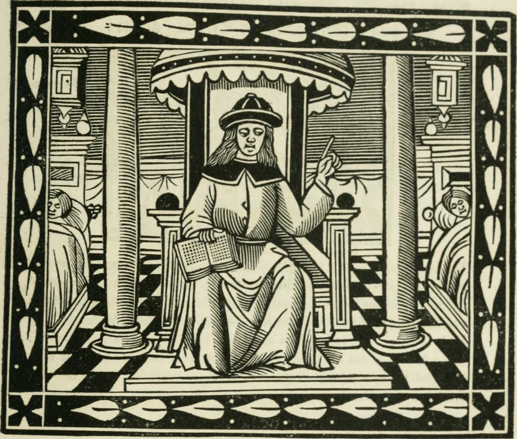 An illustration from Bibliotheca Spenceriana; or, A descriptive catalogue of the ... library of George John, earl Spencer, 1814, leaf 502