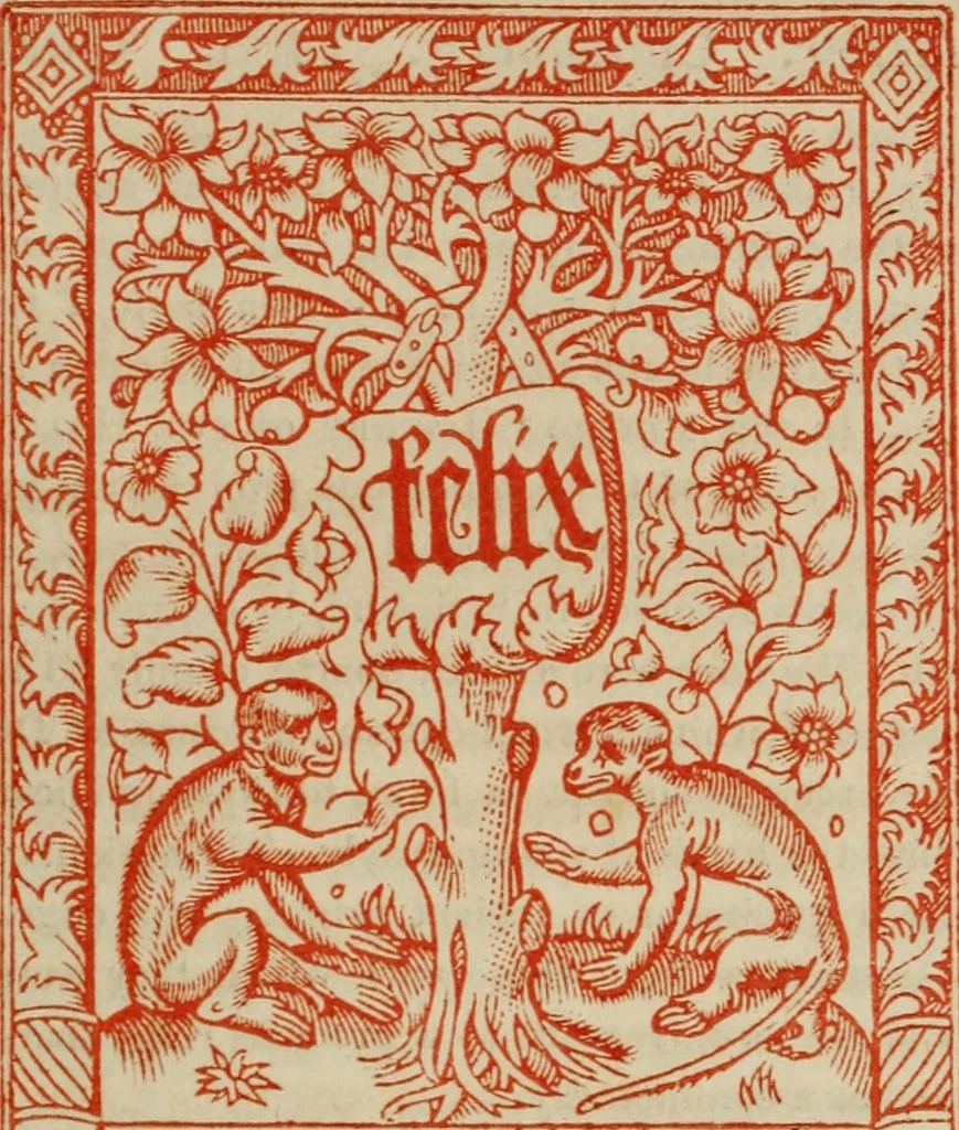 An illustration from Bibliotheca Spenceriana; or, A descriptive catalogue of the ... library of George John, earl Spencer, 1814, leaf 354