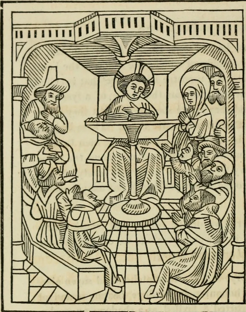 An illustration from Bibliotheca Spenceriana; or, A descriptive catalogue of the ... library of George John, earl Spencer, 1814, leaf 305