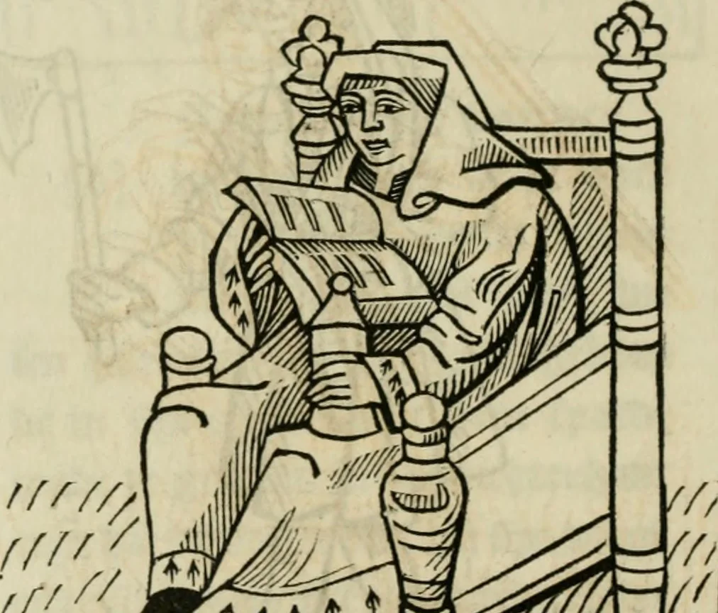 An illustration from Bibliotheca Spenceriana; or, A descriptive catalogue of the ... library of George John, earl Spencer, 1814, leaf 595